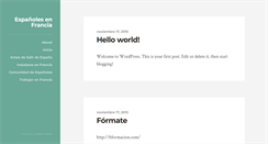 Desktop Screenshot of espanoles-en-francia.com