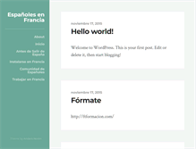 Tablet Screenshot of espanoles-en-francia.com